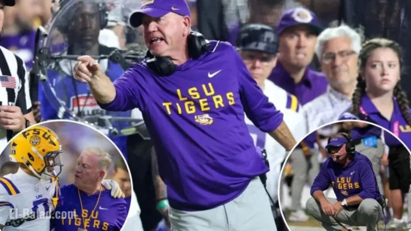 LSU, Brian Kelly Clash Over $54M Buyout Amid ‘For Cause’ Firing Debate
