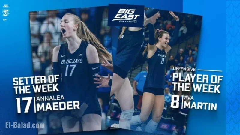 Maeder and Martin Secure BIG EAST Weekly Awards