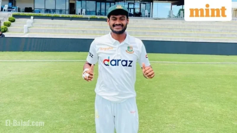 Mahmudul Hasan Joy Shines with Half-Century in BAN vs IRE Test Return