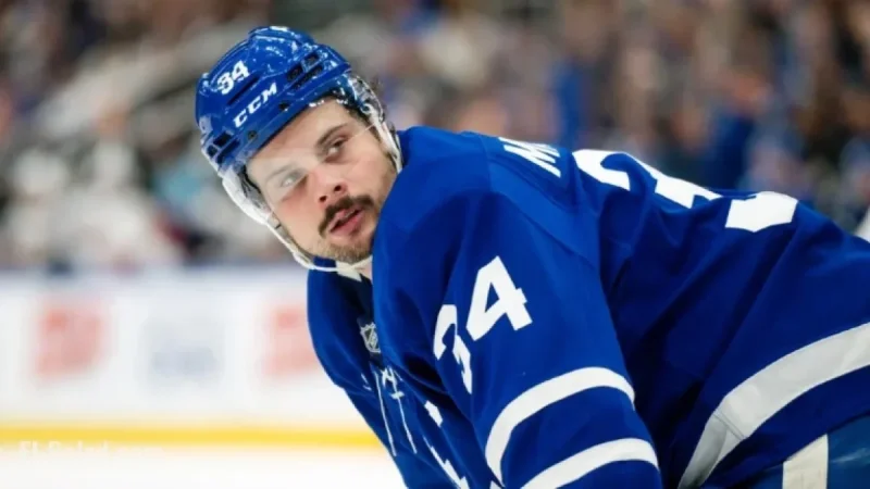 Maple Leafs’ Captain Auston Matthews Injured in Game Against Bruins