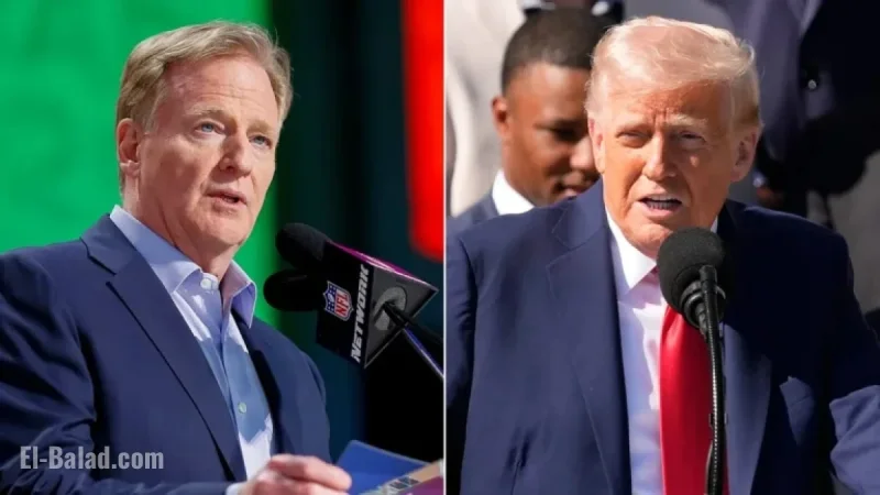 NFL, Goodell Offer Blueprint for Tackling Challenges with Trump