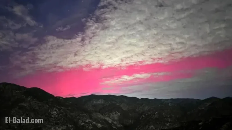 Rare Geomagnetic Storm Brings Northern Lights to Los Angeles