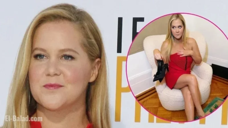 Amy Schumer Dazzles in Red Dress During Weight-Loss Journey