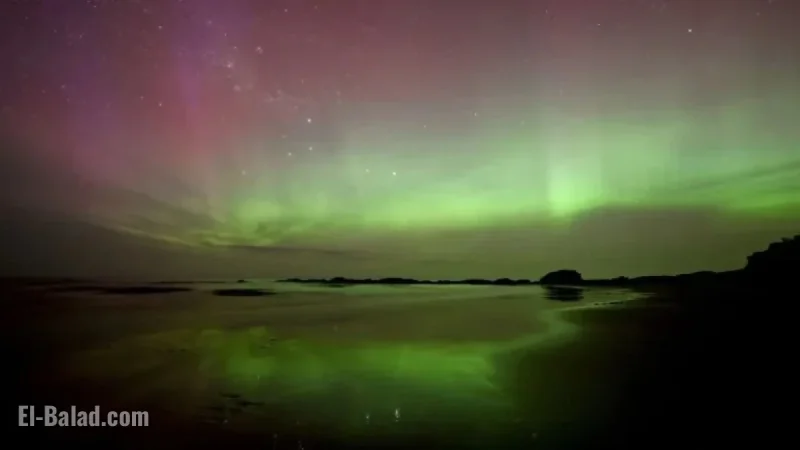 Auroras Illuminate Sky Amid Solar Storms