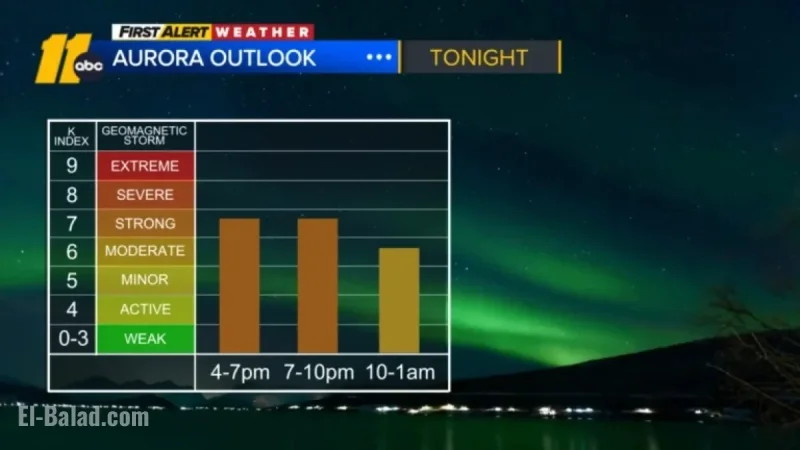Geomagnetic Storm May Illuminate Northern Lights Over Central North Carolina Again