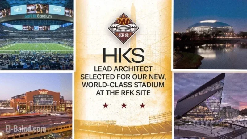 HKS Chosen as Lead Architect for Washington Commanders’ New Stadium