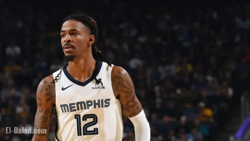 Ja Morant to Sit Out Wednesday’s Celtics Game with Ankle Injury