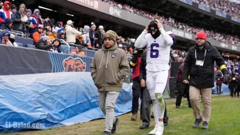 Jaxson Dart’s Concussion Sidelines QB for Giants’ Week 11 Game