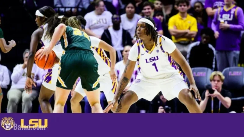 LSU Hosts Charlotte in PMAC Showdown
