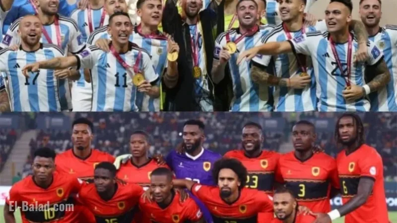 Angola’s Palancas Negras Face Argentina at 11 de Novembro Stadium