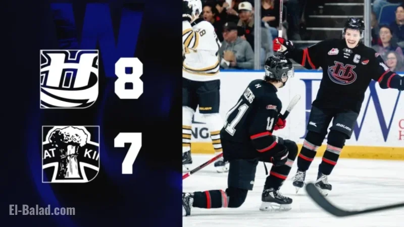 Hurricanes Edge Wheat Kings in Thrilling 8-7 Victory