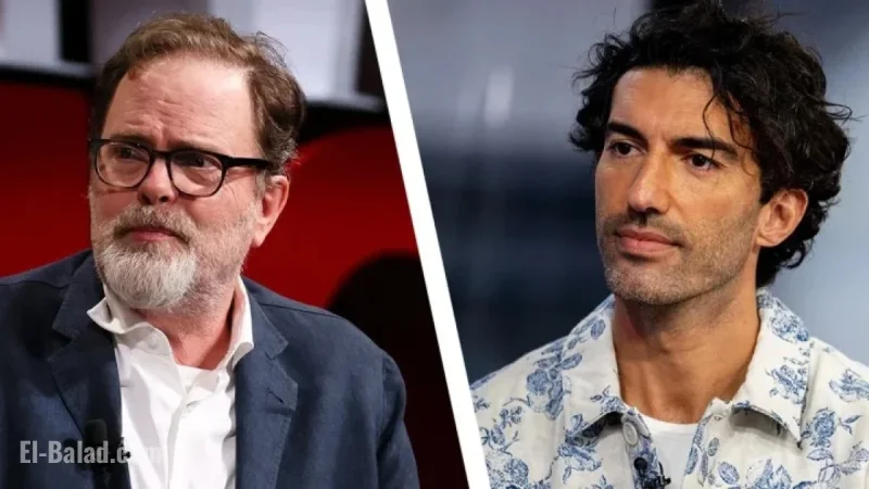 Justin Baldoni Discusses Ryan Reynolds Drama with Rainn Wilson via Text