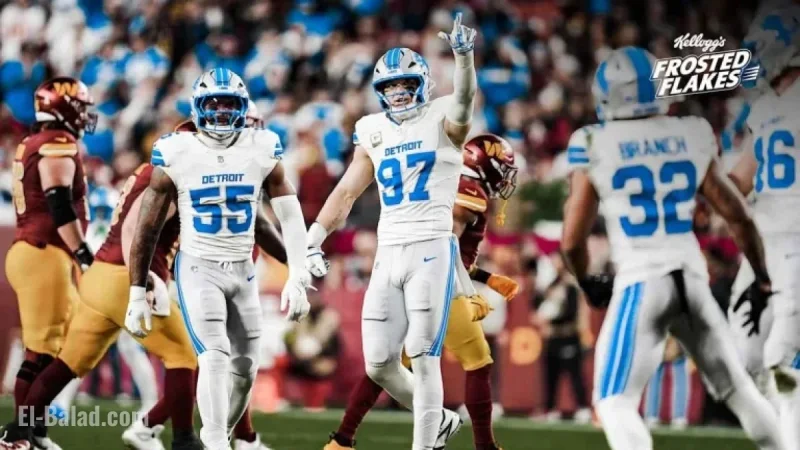 Lions’ Aidan Hutchinson Eager to Challenge Eagles’ Offensive Line