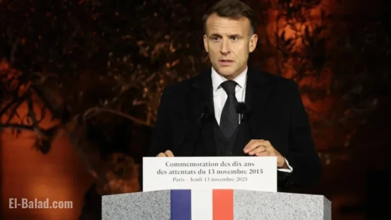 Macron Vows Firm Response to Any New Attacks on France