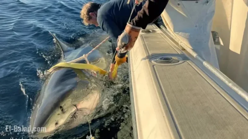 Massive Male Great White Shark Spotted in Northwest Atlantic, Canada