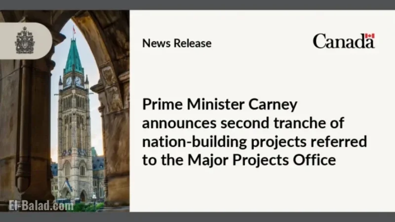 PM Carney Launches Second Phase of Nation-Building Projects at Major Projects Office