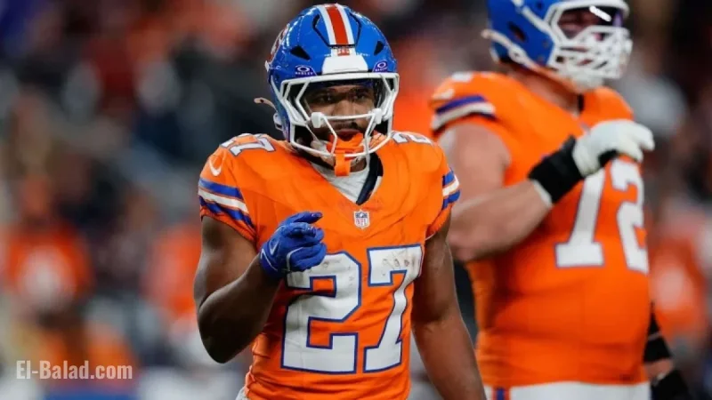 Broncos Sideline Three Starters for Key Chiefs Showdown