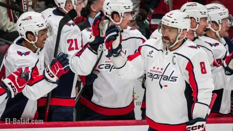 Ovechkin Leads Capitals to Halt Hurricanes’ 4-Game Win Streak