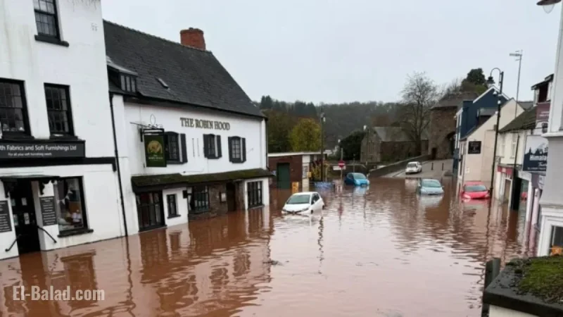 River Monnow Floods High Street Businesses