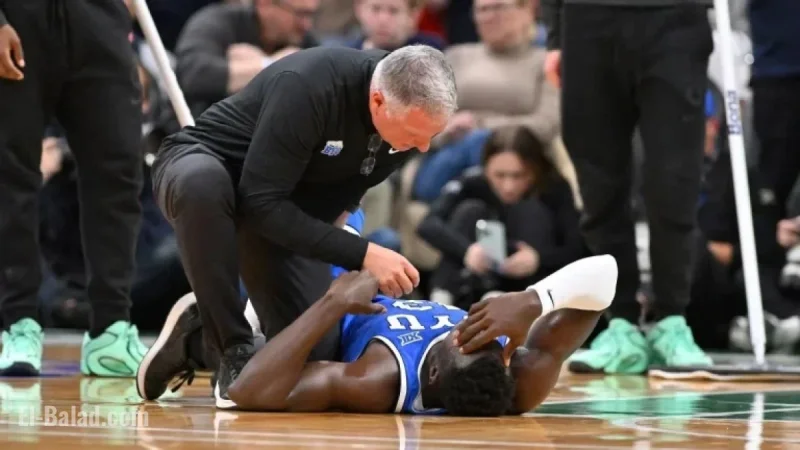 BYU’s Keita Exits Game Following Collision Injury