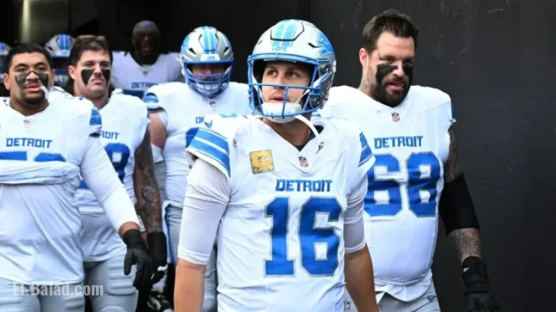 Detroit Lions Release Week 11 Depth Chart for Philadelphia Eagles Clash