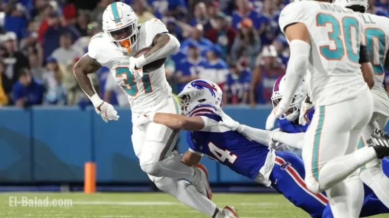 Dolphins RB Ollie Gordon Injury Update: Week 11 Game Status
