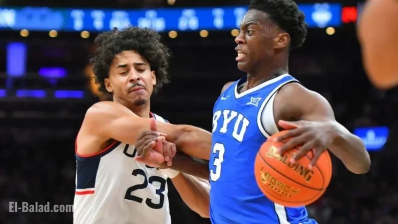 Dybantsa Scores 25 in BYU’s Narrow Loss to UConn in Boston