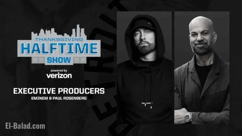 Eminem and Paul Rosenberg Executive Produce Verizon-Powered Lions Thanksgiving Show