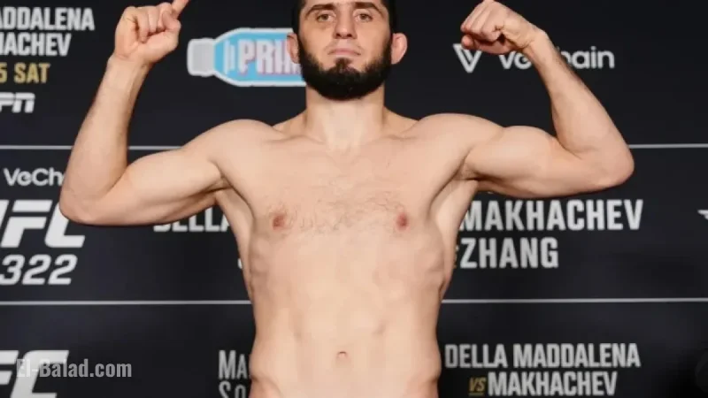 Fans React to Islam Makhachev’s Striking Welterweight Transformation at UFC 322 Weigh-In