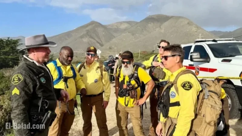 Girl Missing, Father Dies Swept to Sea Near Big Sur