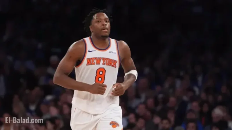 Knicks’ Anunoby Leaves First Quarter with Hamstring Injury