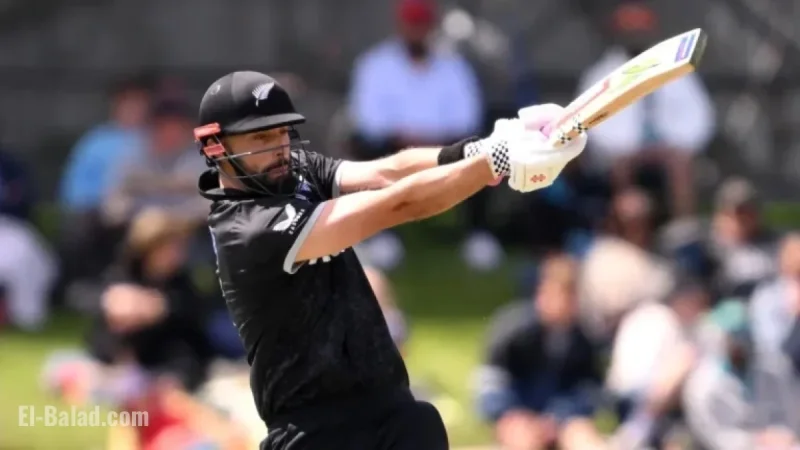 Mitchell’s Century Propels New Zealand to 269 on Challenging Pitch