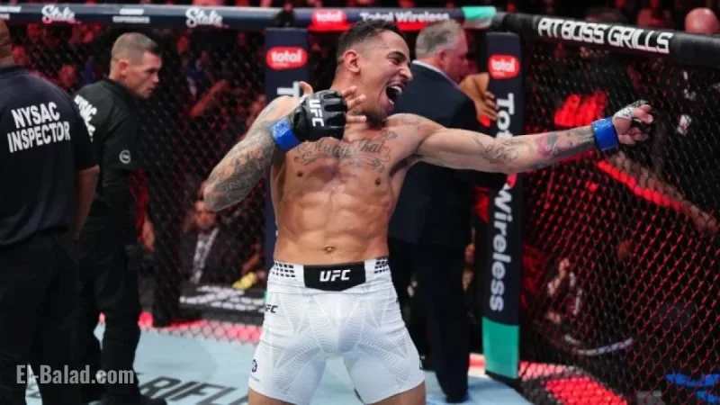 Prates Secures KOTY Nod with Knockout Win at UFC 322