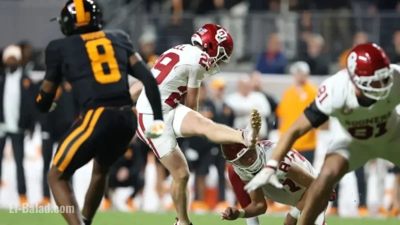 Tate Sandell Sets New Record in Alabama Game for Oklahoma