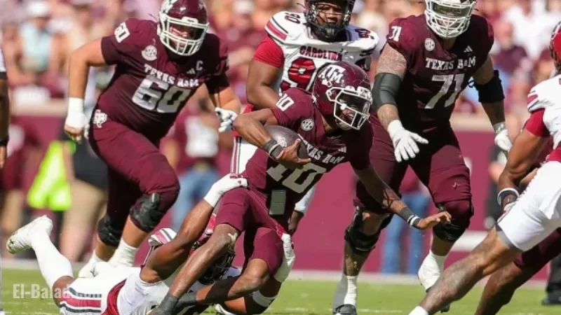 Texas A&M Overcomes 27-Point Deficit, Remains Unbeaten Against South Carolina Collapse