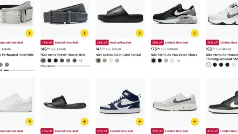 Amazon Launches Early Black Friday Nike Sale with Up to 25% Off