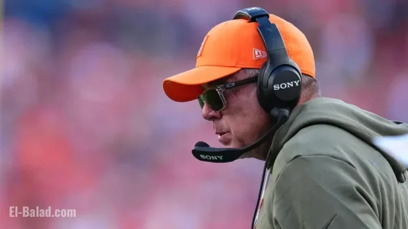 Broncos’ Coach Sean Payton Penalized After Collision with NFL Official