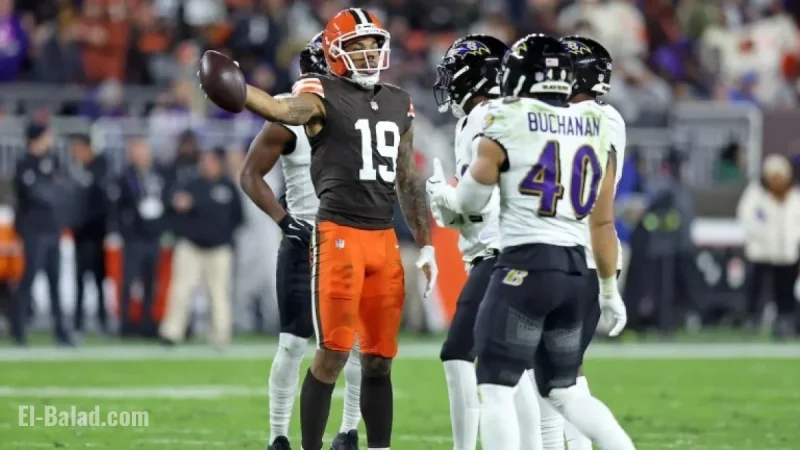 Browns’ Offense Stumbles, Fails to Score Touchdown Against Ravens