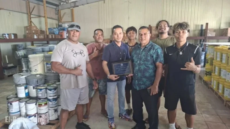 Full Circle Saipan Donates $30K in Paint for Precinct 3 Beautification