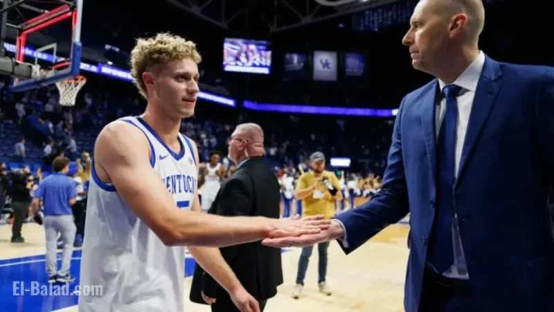 Kentucky’s Collin Chandler Shines in Year 2 Under Mark Pope