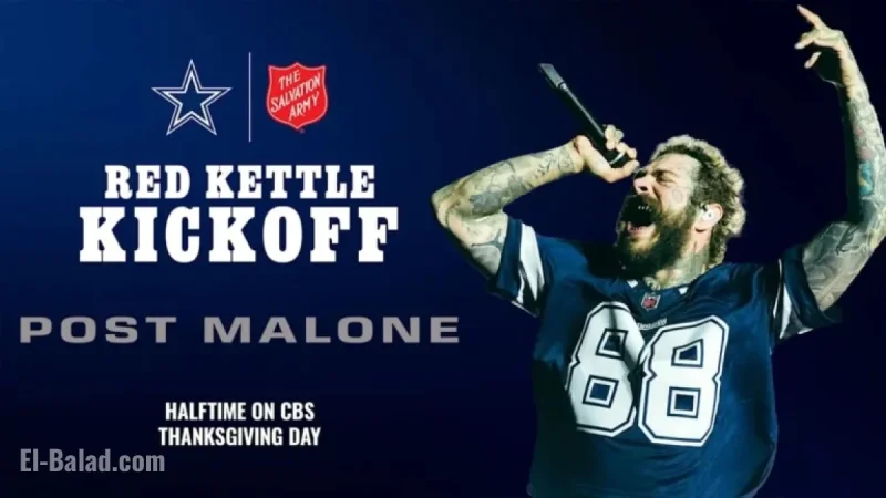 Post Malone Headlines Thanksgiving Halftime Show Performance
