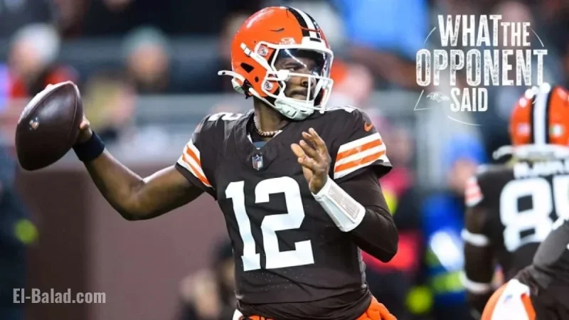 Shedeur Sanders, Browns React to Ravens’ Victory and Andrews’ Touchdown