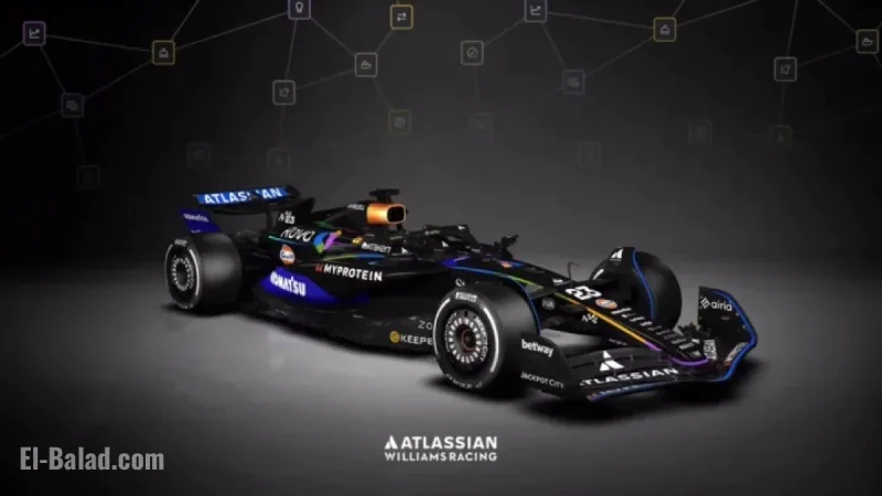 Atlassian, Williams Reveal Las Vegas Livery Honoring Rovo AI Technology