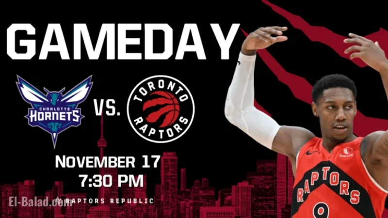 Hornets Face Raptors on November 17 Matchup