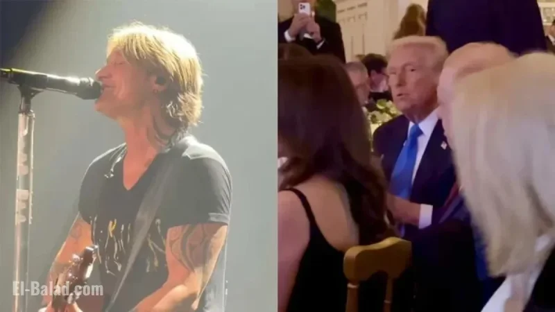 Keith Urban Performs ‘Pink Pony Club’ at Mar-a-Lago for Trump