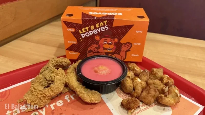 Popeyes Launches the Scary Good Freddy Fazbear Crunch Menu