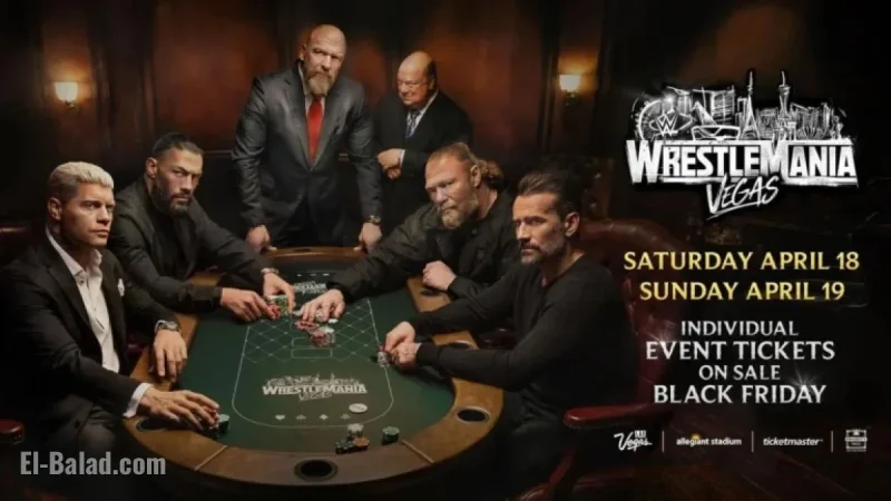 WrestleMania 42 Tickets at Las Vegas Allegiant Stadium on Sale Black Friday
