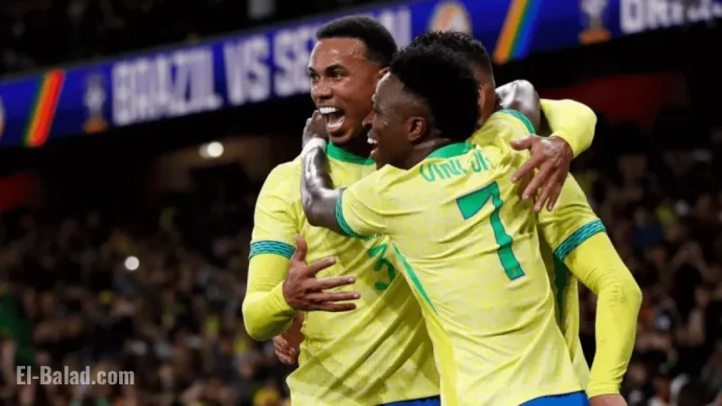 Brazil Triumphs 2-0 Over Senegal