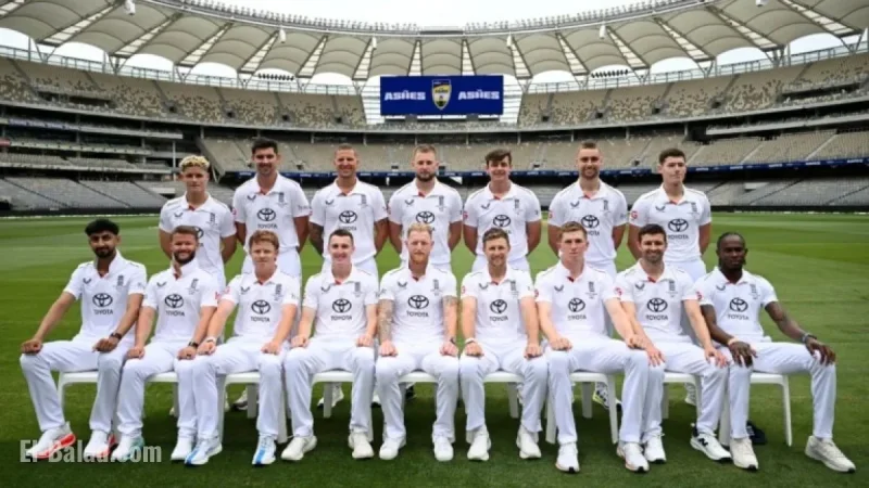 England Announces Squad for First Ashes Test in Perth