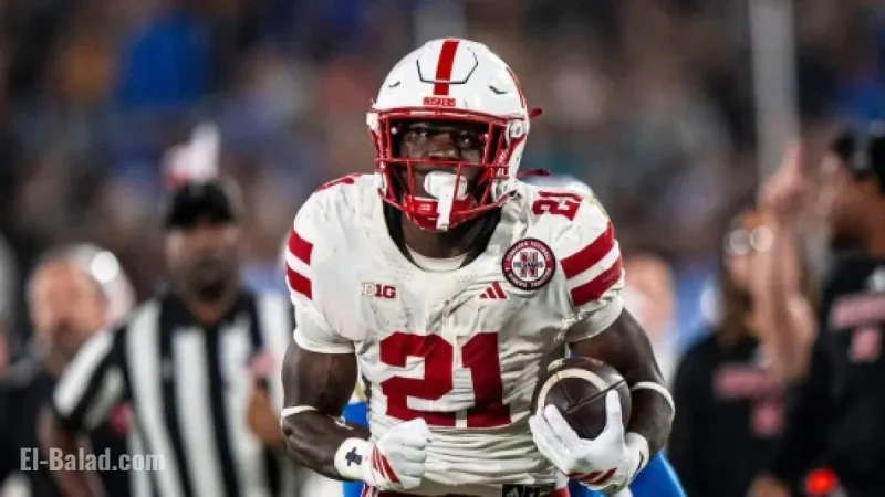 Johnson Advances as Doak Walker Award Semifinalist at Nebraska University